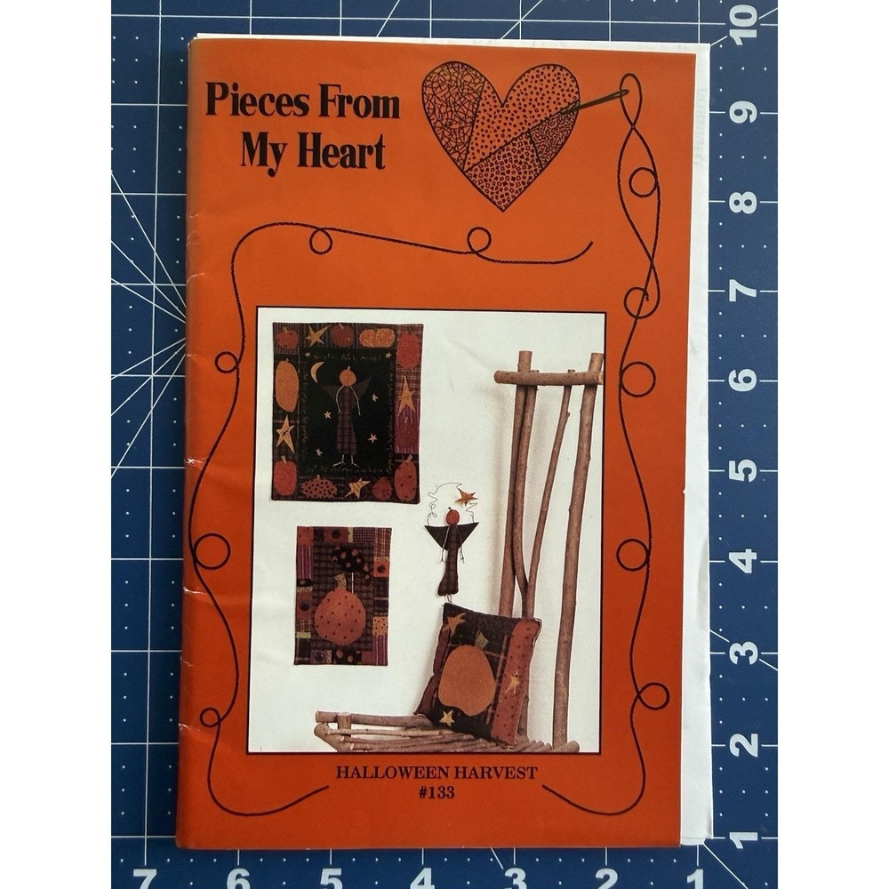 PIECES FROM MY HEART Halloween Harvest Quilts PATTERN By Sandy Gervais UC